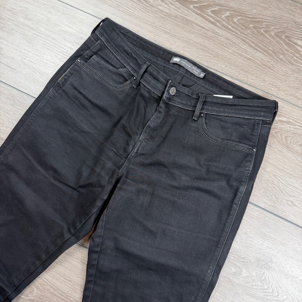 Levis Womens Jeans Demi Curve Classic Rise Straight Black Size 32